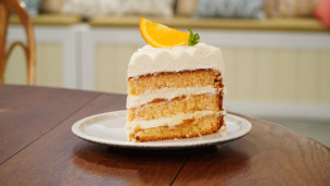 Rica y fácil torta cítrica de naranja 