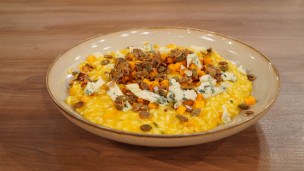 Aprendé a cocinar risotto de calabaza