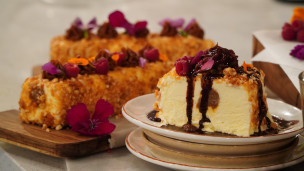 Riquísimo postre helado de maní