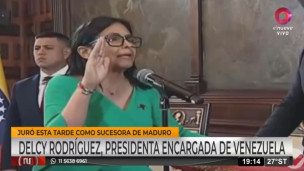 Jura Delcy Rodríguez como Presidenta