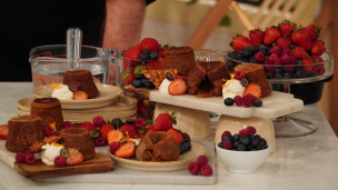 Aprendé a cocinar volcán de dulce de leche