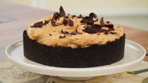 Rica y fácil torta de chocolate y café 