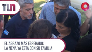 El abrazo más esperado: La nena ya está con su familia 