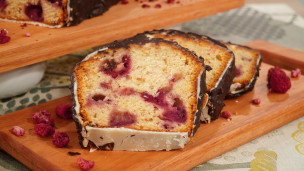 Rico y fácil budín de frambuesa 