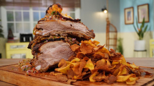 PECHITO DE CERDO AL ANANÁ CON BATATAS