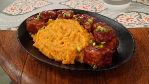 SOLOMILLO A LA BARBACOA CON PURÉ