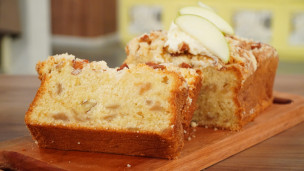 BUDIN DE MANZANA CROCANTE