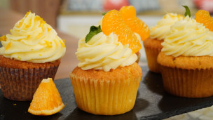 CUPCAKES DE NARANJA MANDARINA