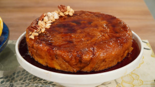 BUDÍN DE PAN DE BANANA Y NUECES