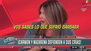 Lágrimas, reproches y una inesperada respuesta: el nuevo capítulo entre Nazarena y Carmen