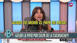 Florencia Peña anunció por error la muerte del papá de Messi