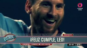 Miles de argentinos celebraron los 39 años de Lionel Messi