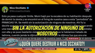 Escándalo en Miami: Nico Occhiato explotó con una periodista que entró a la casa de Luzu