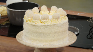TORTA DE COCO Y DULCE DE LECHE