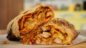 strudel de pollo