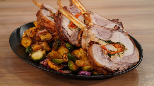 carré relleno con batatas al horno