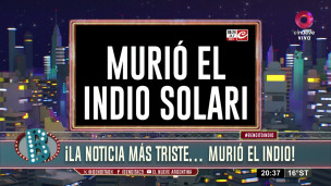 Conmoción por la muerte del Indio Solari