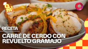 carré de cerdo con revuelto de gramajo