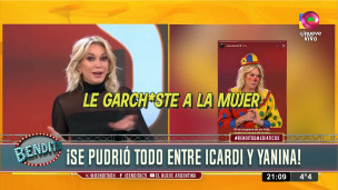 Yanina Latorre le respondió con todo a Mauro Icardi: "El payaso sos vos"
