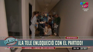 El porrazo de Georgina Barbarossa en pleno vivo que preocupó a todos