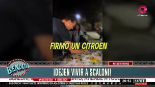 Scaloni volvió a Pujato y le hicieron un recibimiento digno de un prócer
