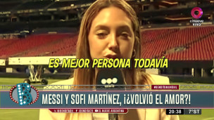 Sofi Martínez contó qué le dijo Antonela Roccuzzo tras los rumores sobre la Selección