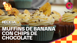 Muffins de Banana con Chips de Chocolate