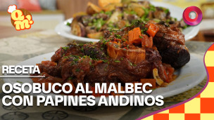 Osobuco al Malbec con Papines Andinos