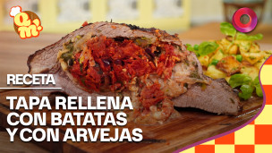 tapa rellena con papas y arvejas
