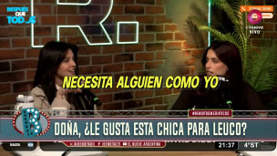 Sofía Gonet sorprendió a Diego Leuco con un inesperado guiño al aire