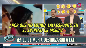 Moria Casán habló de la ausencia de Lali en el estreno de su serie
