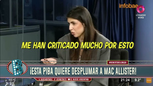 Cami Mayan habló de su pelea con Mac Allister: “Era una hormiguita al lado de un gigante”
