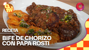 bife de chorizo con papa rosti