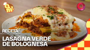 lasagna verde de bolognesa