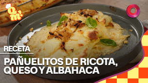 pañuelitos de ricota, queso y albahaca
