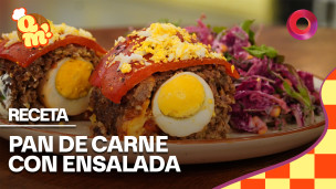 Pan de Carne con Ensalada.
