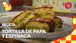  tortilla de papa y espinaca