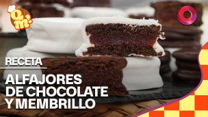 alfajores de chocolate y membrillo