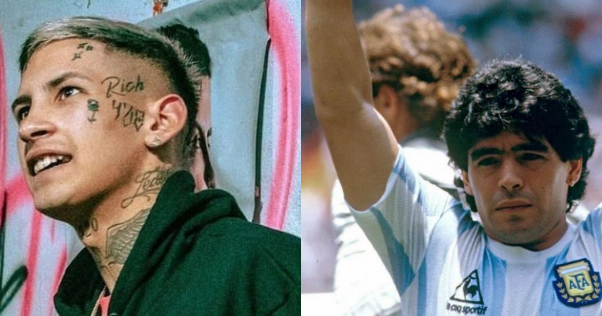 L-Gante homenajeó a Diego Maradona al ritmo de la cumbia 420 | Canal 9