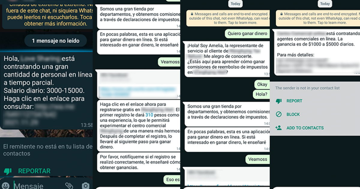 Estafa Virtual Falsas Ofertas De Trabajo Por Whatsapp Y Sms Canal 9 Estafa Virtual Falsas Ofertas De Trabajo Por Whatsapp Y Sms Canal 9