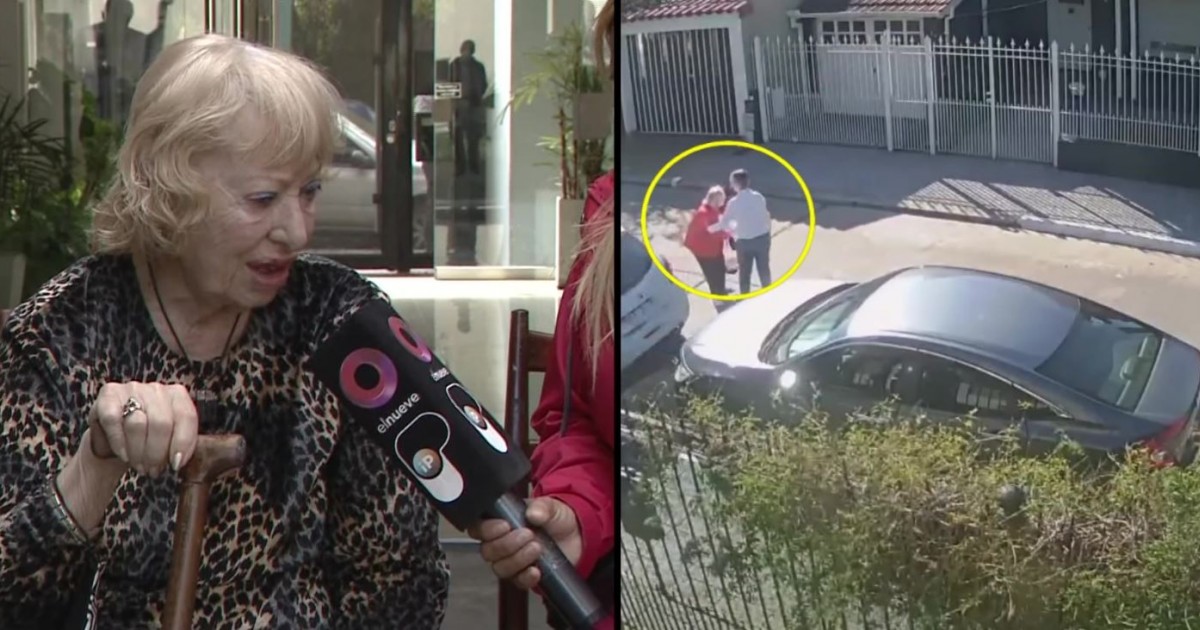 Una jubilada de 88 años con discapacidad quedó en medio de un violento ...