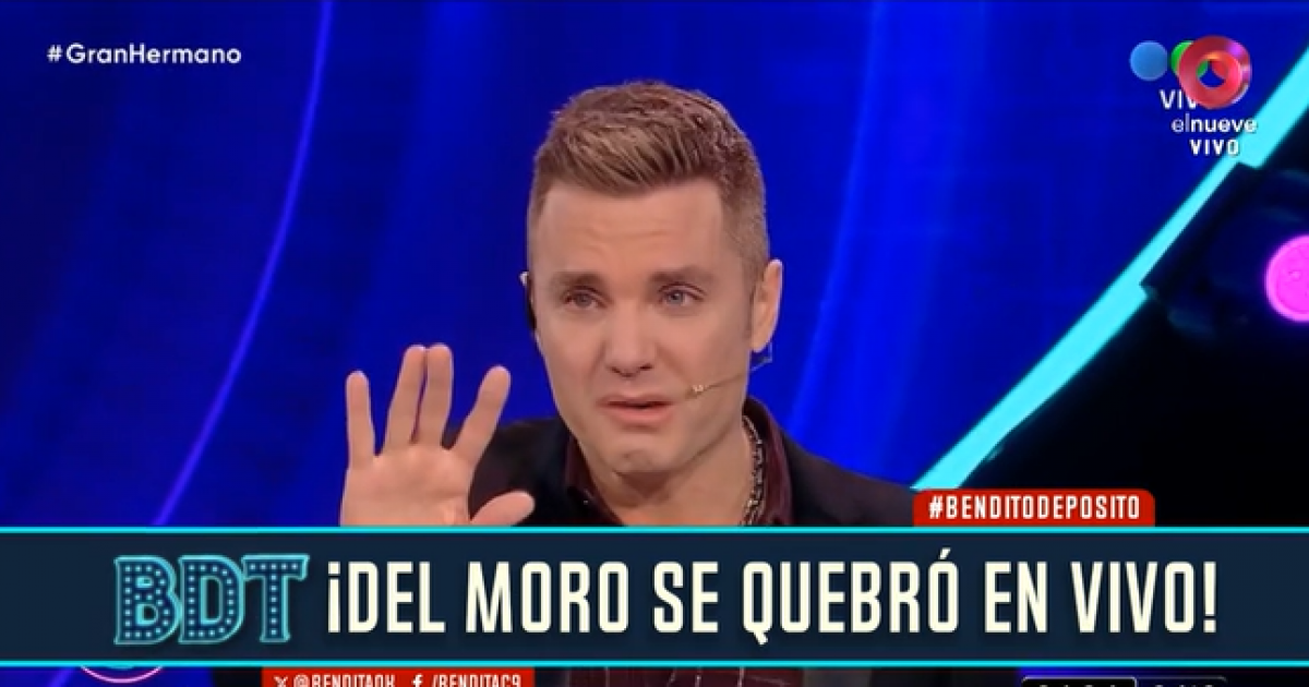 Santiago del Moro se quebró fuerte en Gran Hermano al ver imágenes de ...
