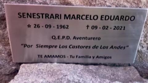 Emotivo homenaje a 6.961 metros de altura: esparció las cenizas de su papá en la cima del Aconcagua