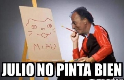 Arrancó el mes y los memes de Julio Iglesias revolucionaron las redes sociales