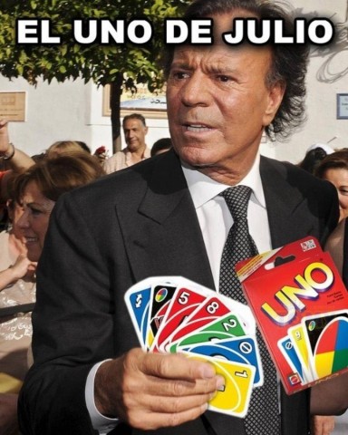 Arrancó el mes y los memes de Julio Iglesias revolucionaron las redes sociales