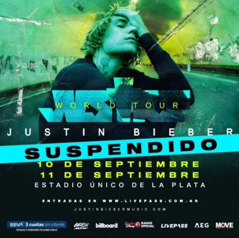 Justin Bieber suspendió sus shows en Argentina: hay fans indignados, pero los memes no faltaron