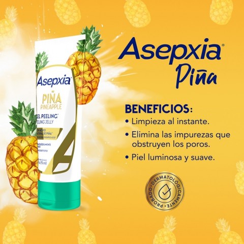 gel Asepxia piña cuidado de la piel