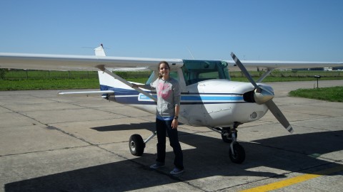 macarena salaberry pilota de avión