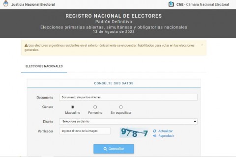 Padrón electoral